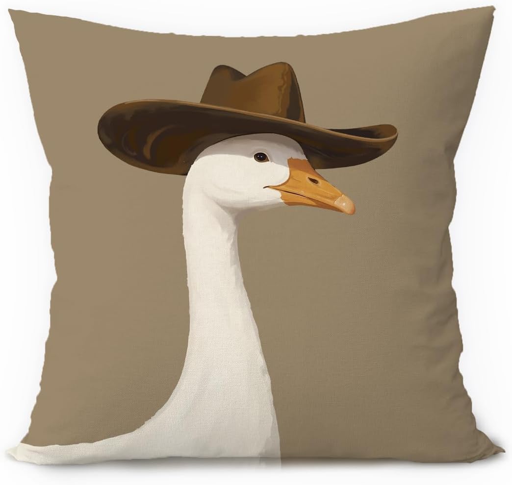 Boho Blue Pillow Cover — 18x18 — 06-goose Decor