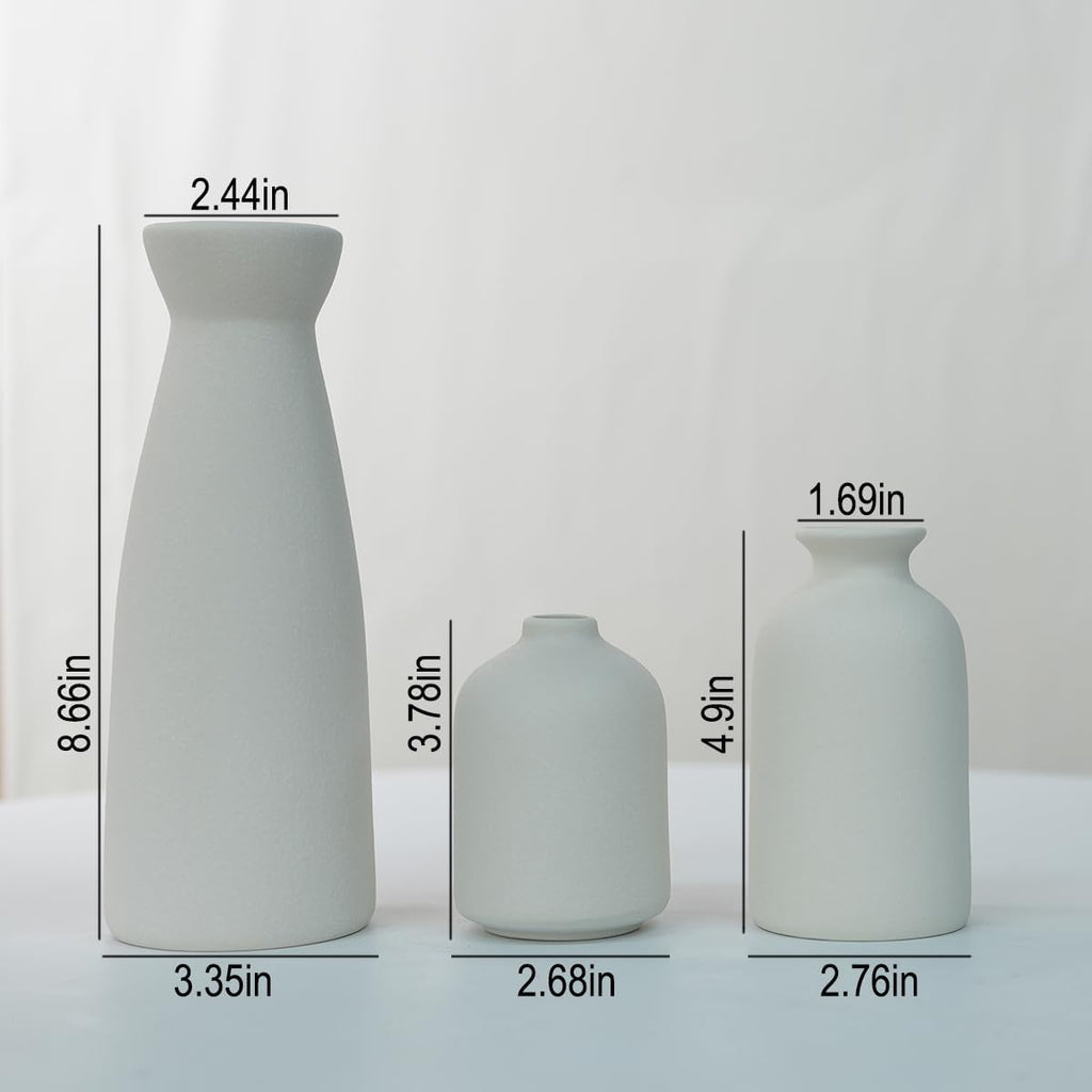 Boho Brown Vase Set — Set of 3 - View 5