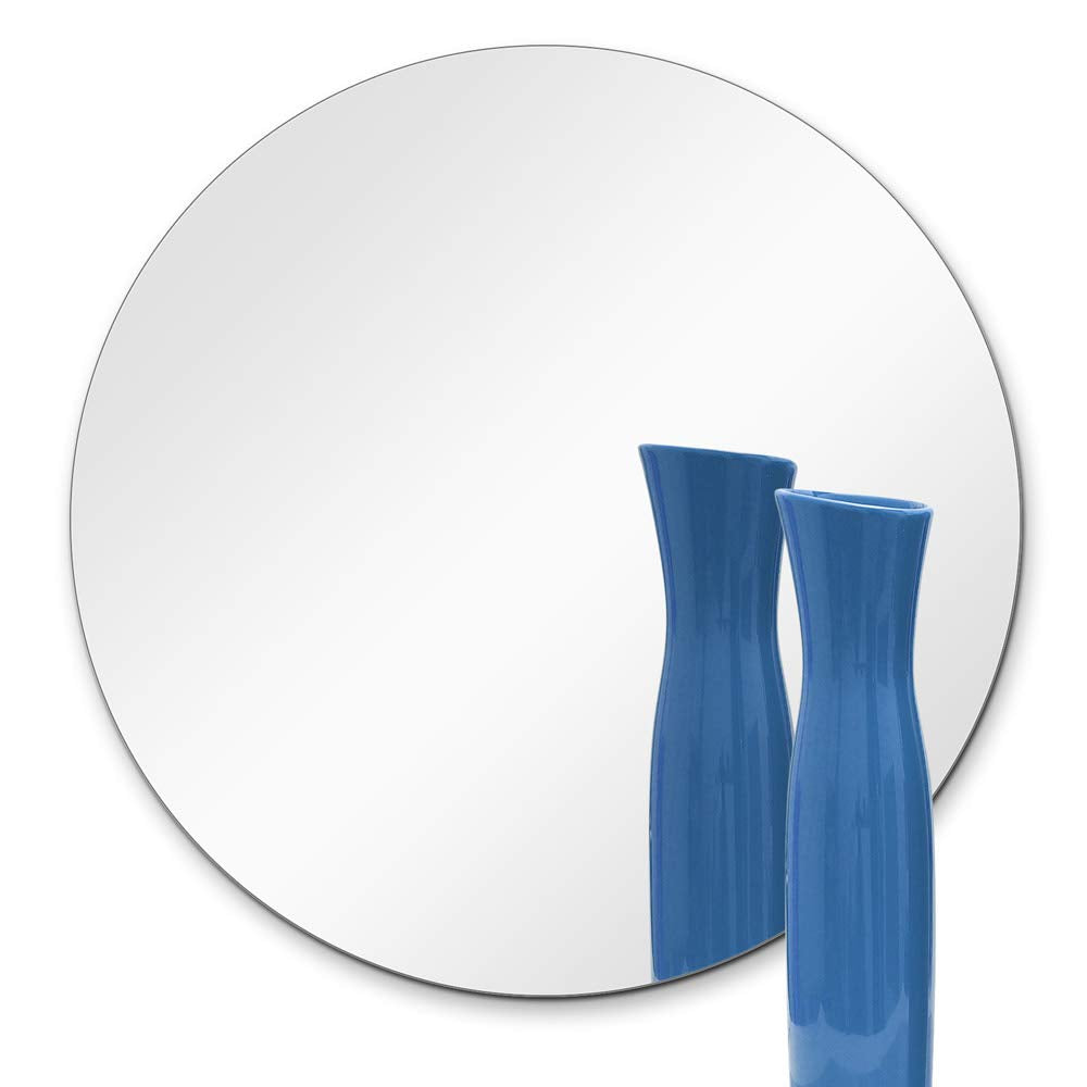 Farmhouse Glass Round Mirror — 10"