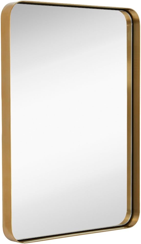 Rectangular Black Wall Mirror — 2" — 30"L x 22"W