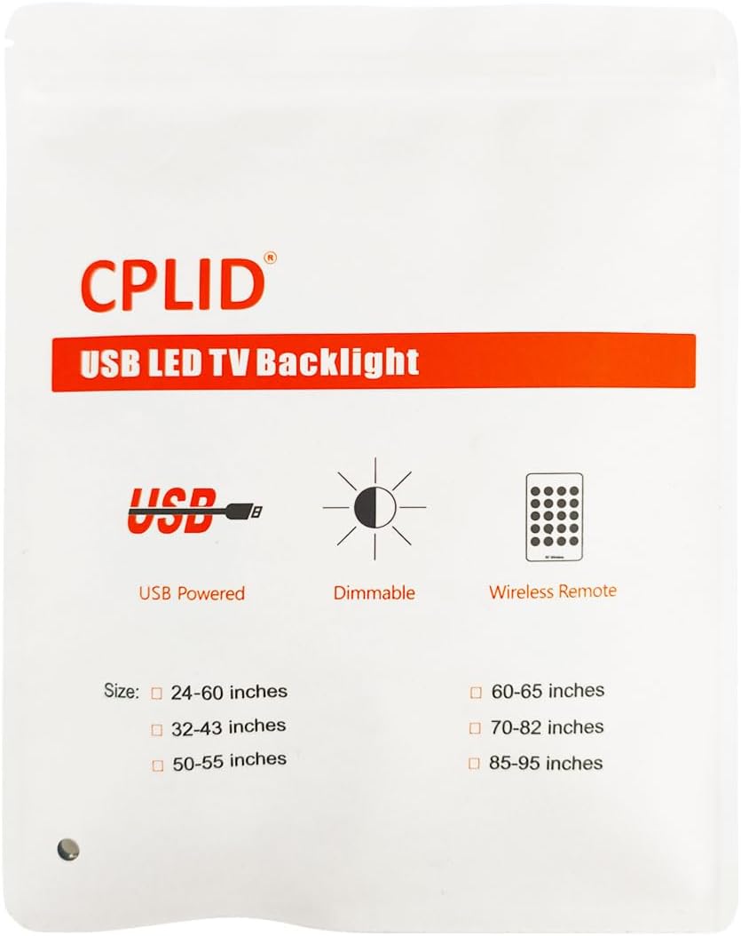 USB Metal LED Strip Lights — 55" - View 7