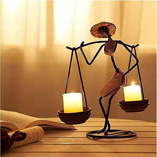 Metal Pillar Candle - View 5