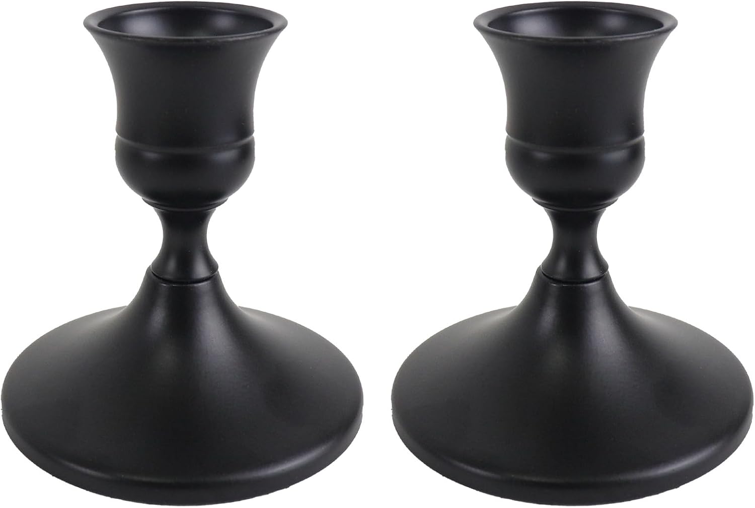 Vintage Luxe Black Candle — Set of 2 — Black