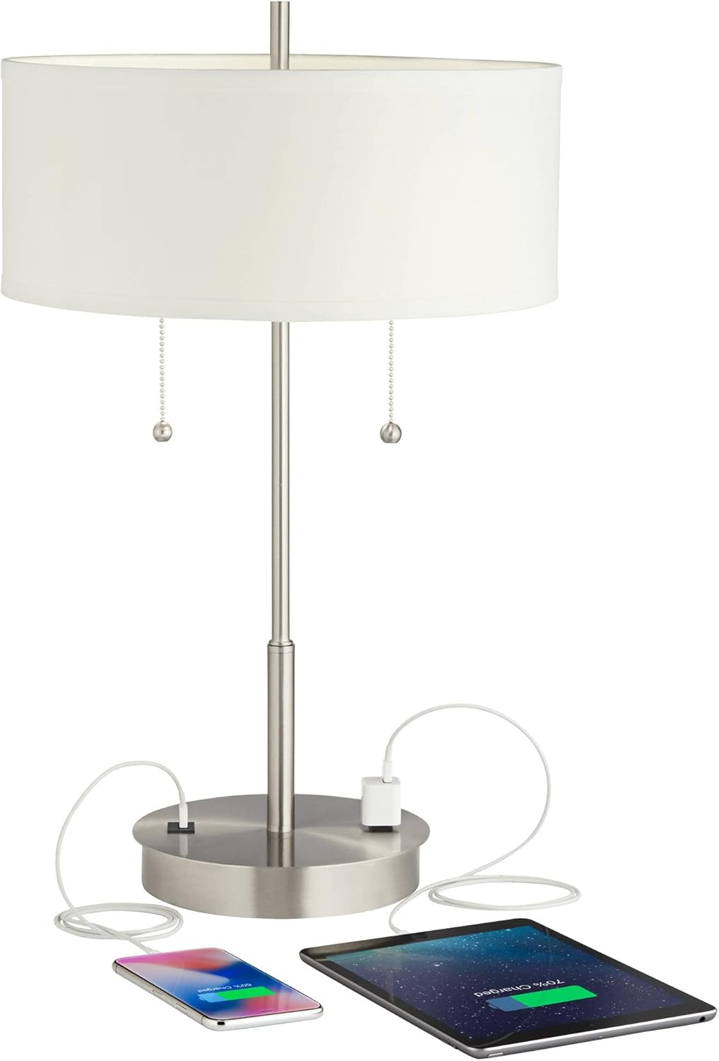 USB Modern Gold Table Lamp — 23.75" - View 3