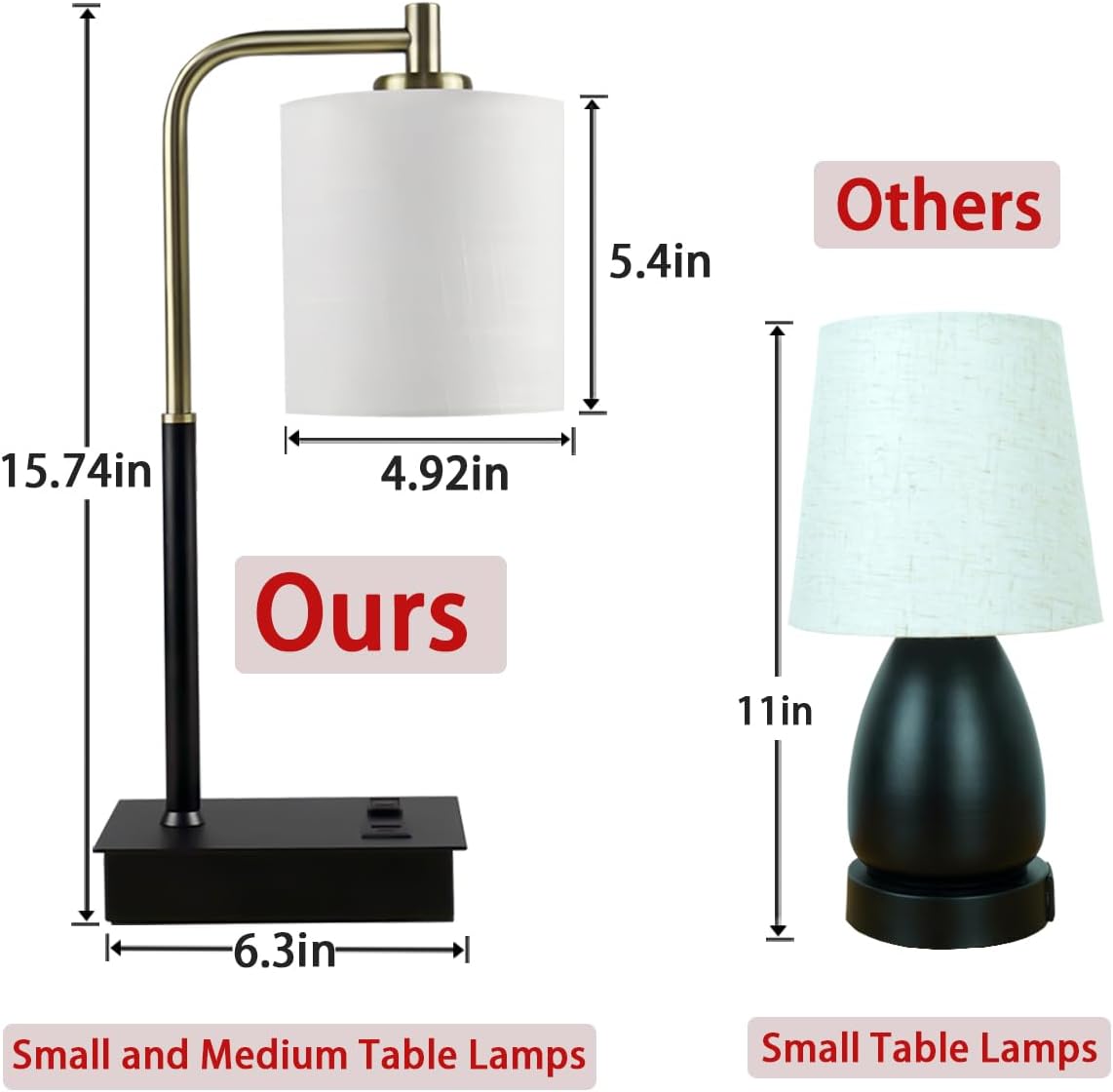 Dimmable Modern Metal Table Lamp - View 3