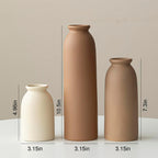 Boho Beige Vase Set — 4" - View 7