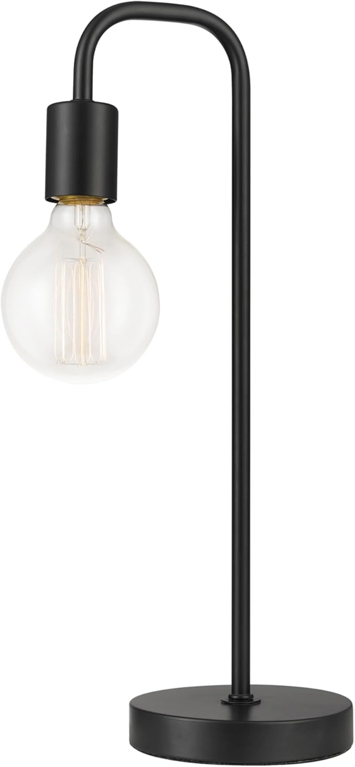 Luxe Black Table Lamp — 18" — Black