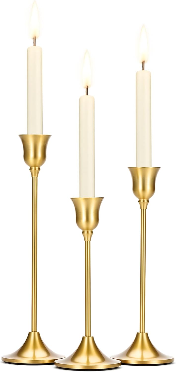 Vintage Luxe Black Candle — Gold