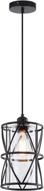 Black Pendant Light - View 9