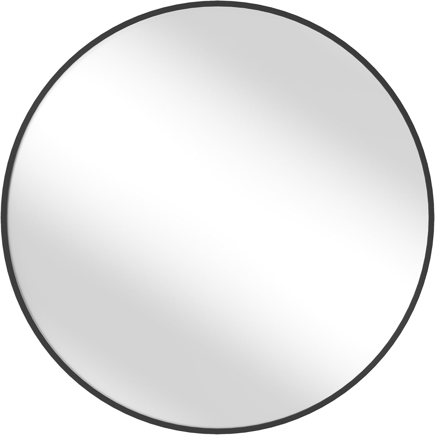 Black Round Mirror — 24" - View 8