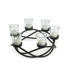 Round Metal Candle