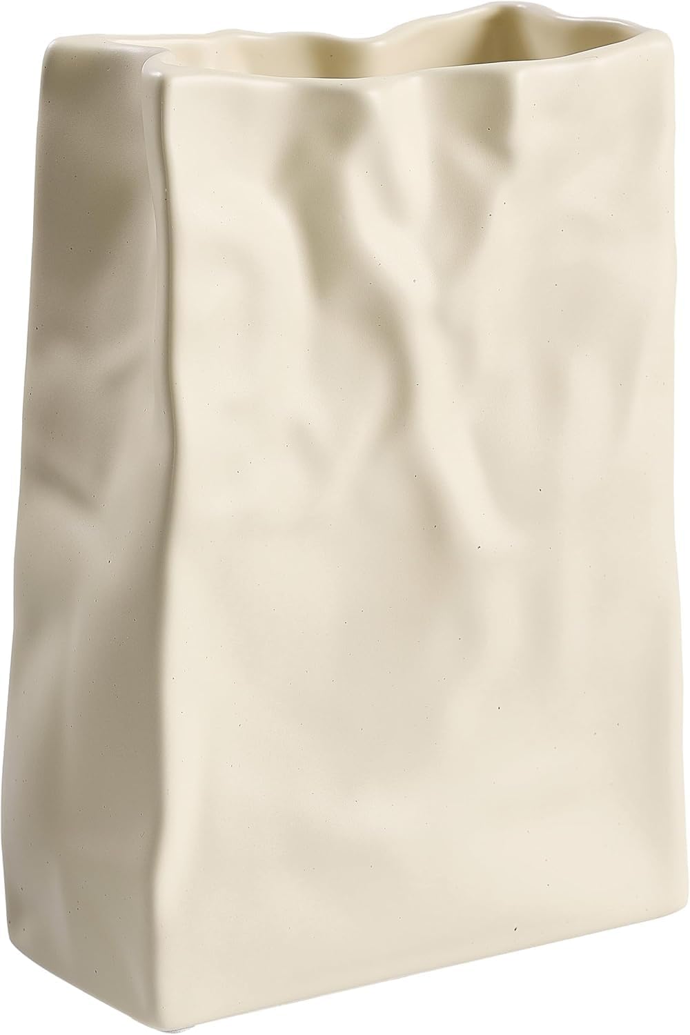 Boho Beige Flower Vase — 8" - View 9