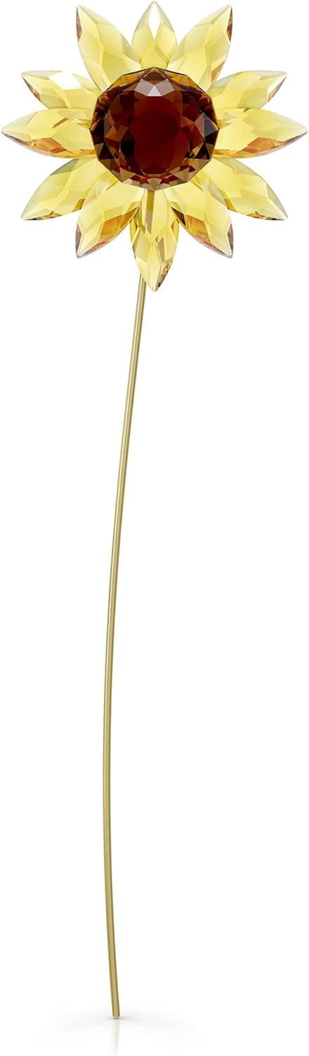 Luxe Green Decorative Vase — Sunflower