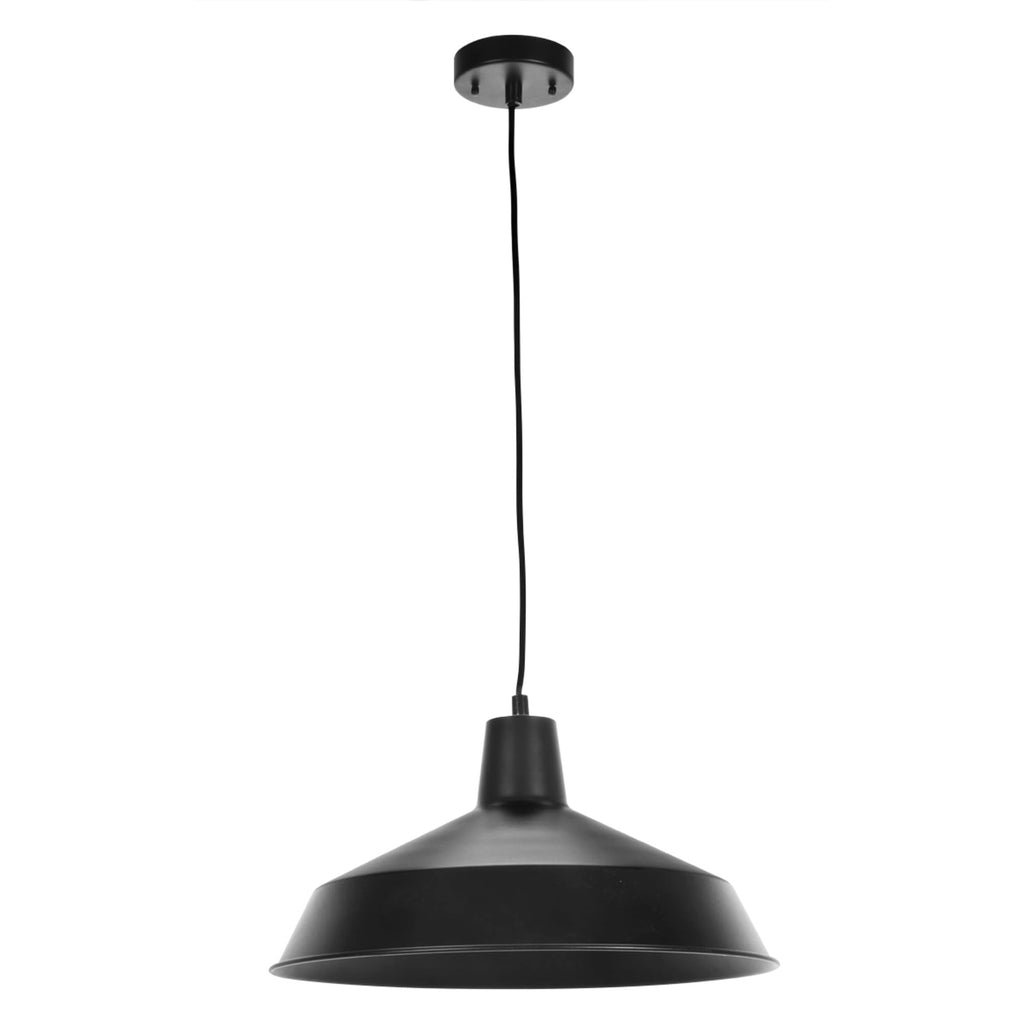 Black Pendant Light — 1-Light