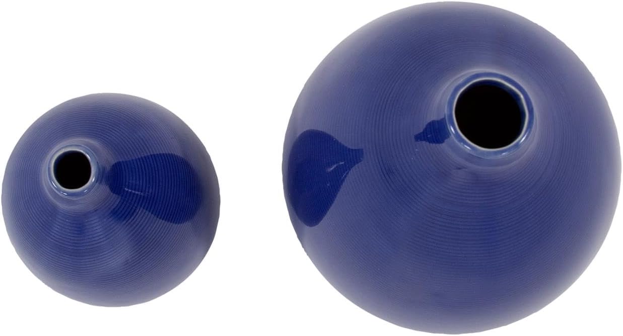 Oval Ceramic Vase Set — 12" - View 3