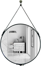 Round Glass Wall Mirror — 20"