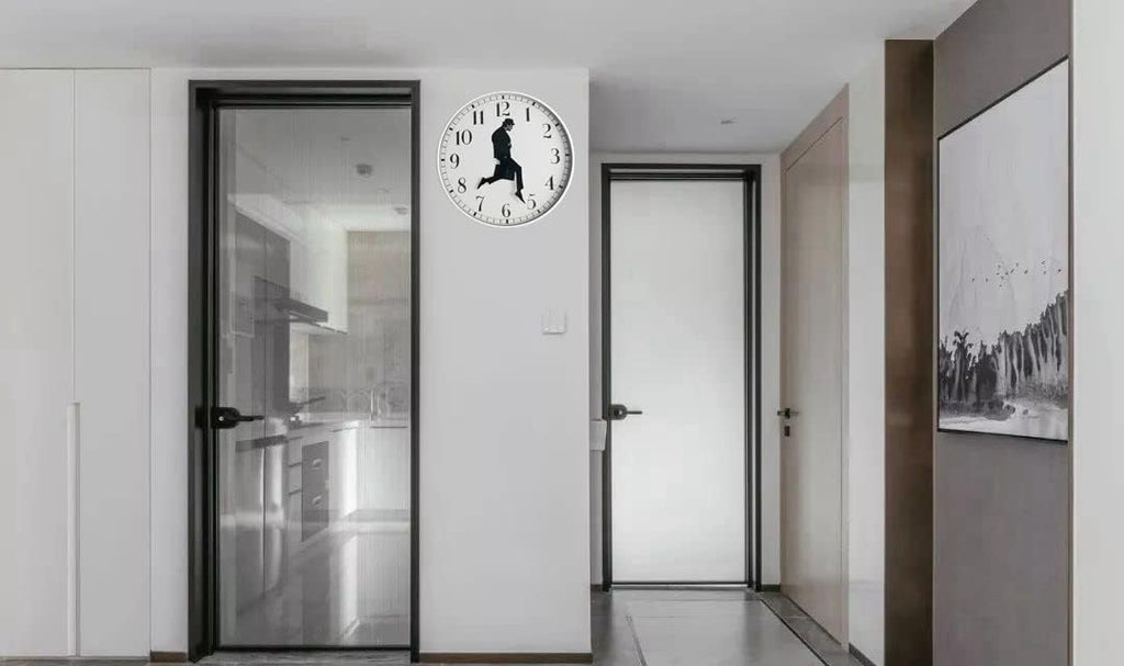 Black Wall Clock - View 5