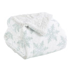 Velvet Luxe Blue Throw Pillow