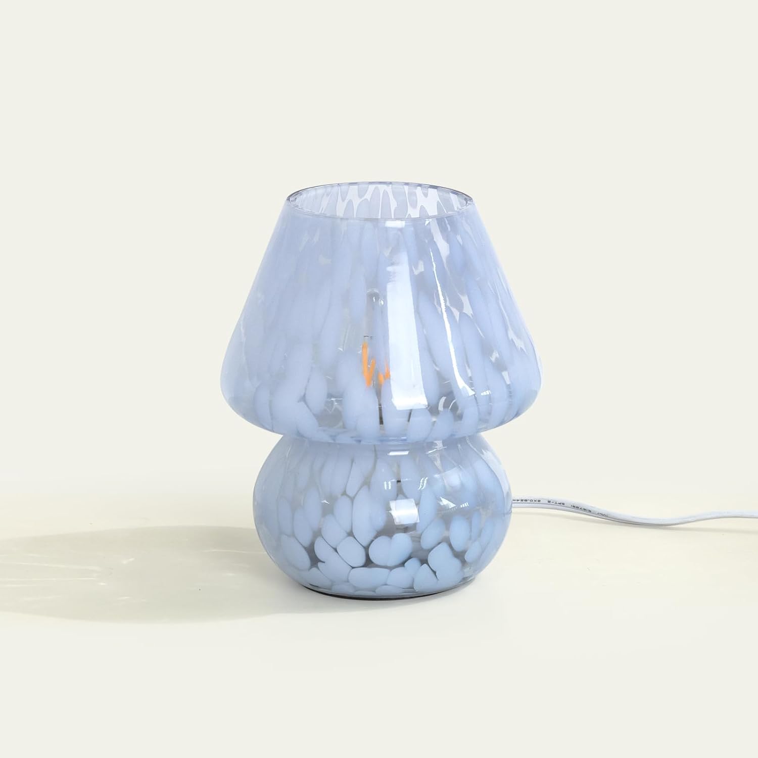 Dimmable Black Bedside Lamp — blue-1pack