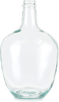 Glass Flower Vase — 10" — without twine rope
