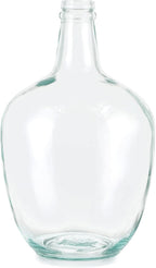 Glass Flower Vase — 10" — without twine rope
