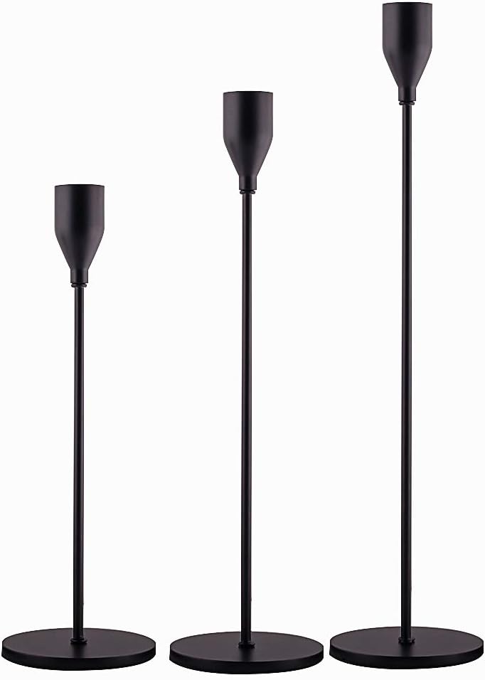Black Candle — 4" — Matte Black