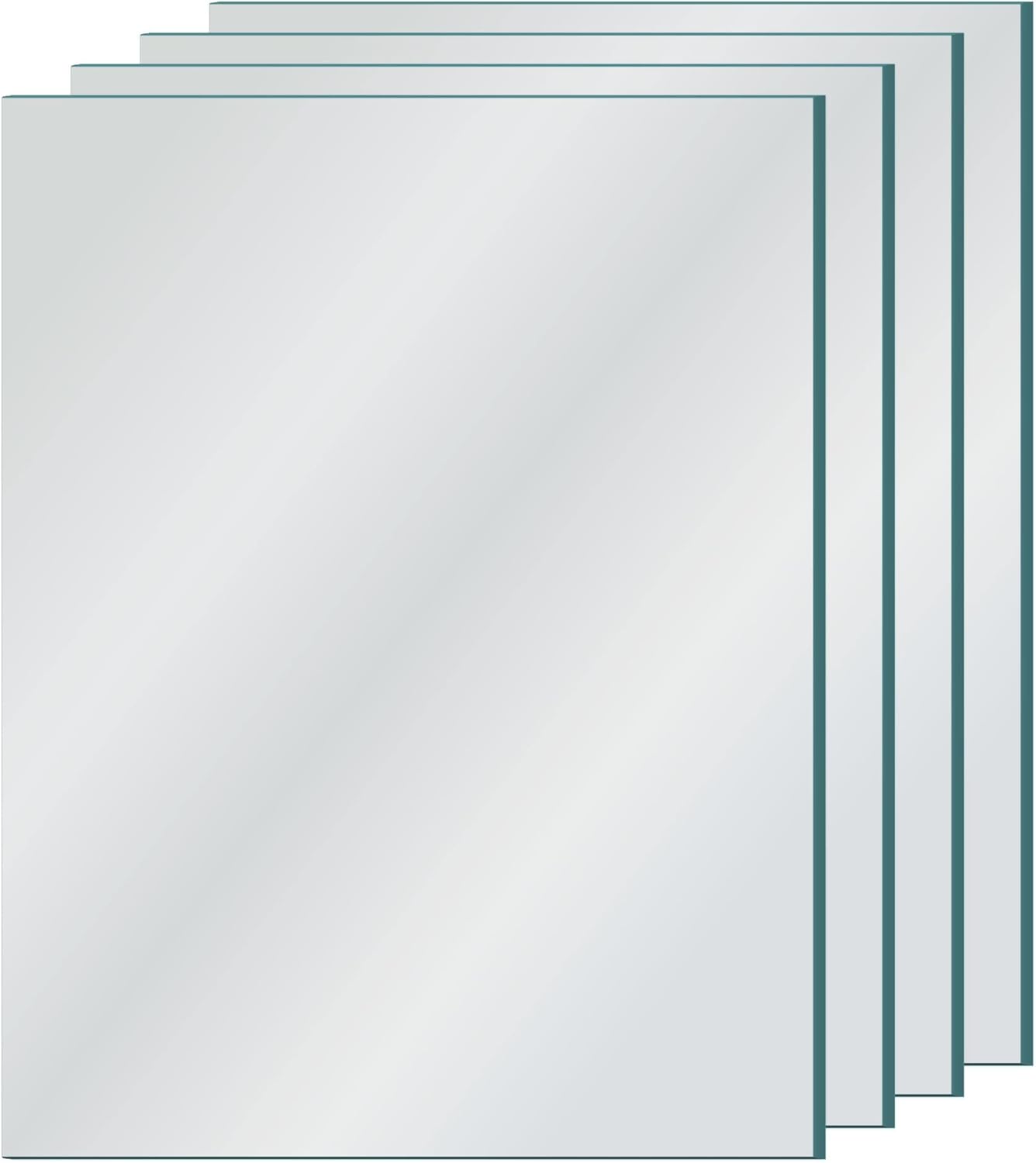 Luxe Glass Wall Mirror — 9.5" — Square