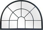 Farmhouse Black Round Mirror — 28" - View 5