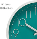 Round Modern Gold Wall Clock — 12" - View 3