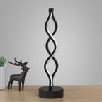 Dimmable Black Bedside Lamp — 8" - View 2