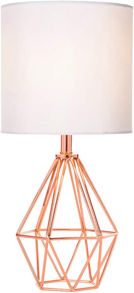 Luxe Black Desk Lamp — Rose Gold
