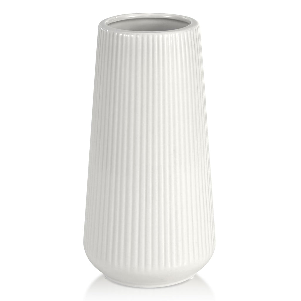 Farmhouse Beige Flower Vase