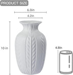 Farmhouse Beige Flower Vase — 10" - View 6