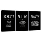 Framed Fabric Canvas Wall Art — 16"