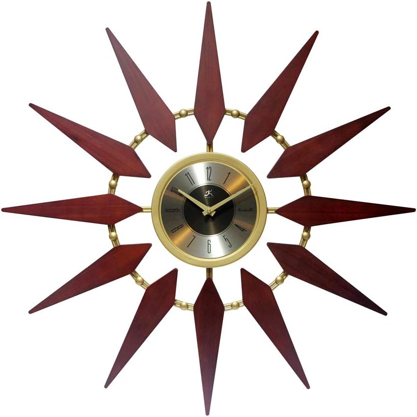 Vintage Luxe Brown Wall Art — 31" — Red, Gold