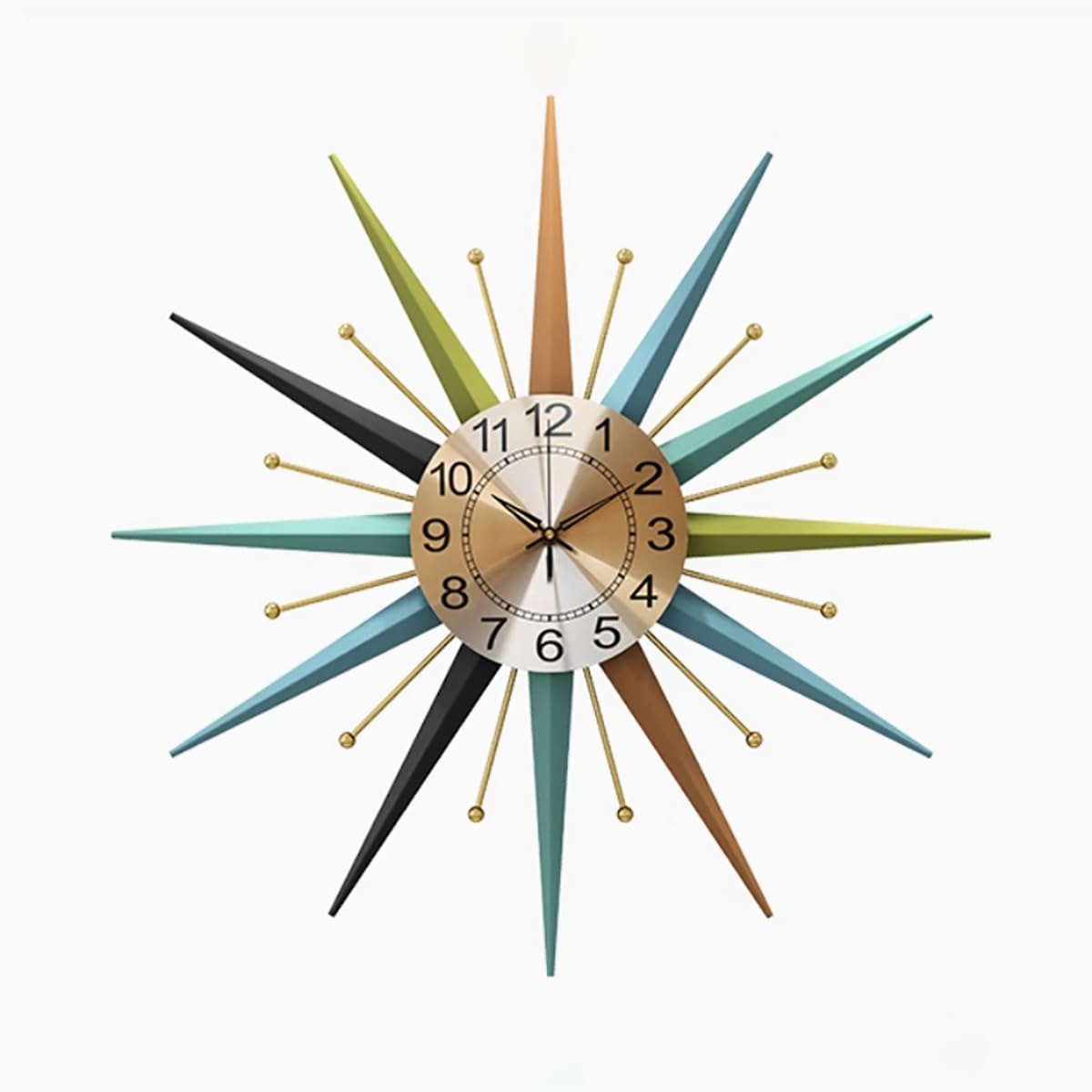 Luxe Metal Wall Clock — 22"