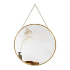 Round Luxe Glass Wall Mirror — 10"