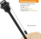 Linen Modern Wood Bedside Lamp - View 6
