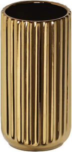 Modern Gold Flower Vase — 7" — Gold