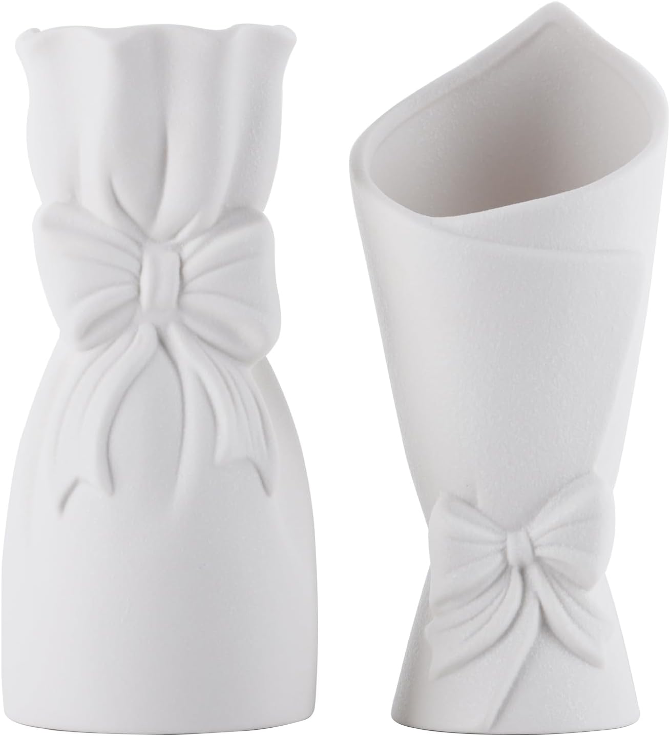 Modern Ceramic Flower Vase — 2pcs Set