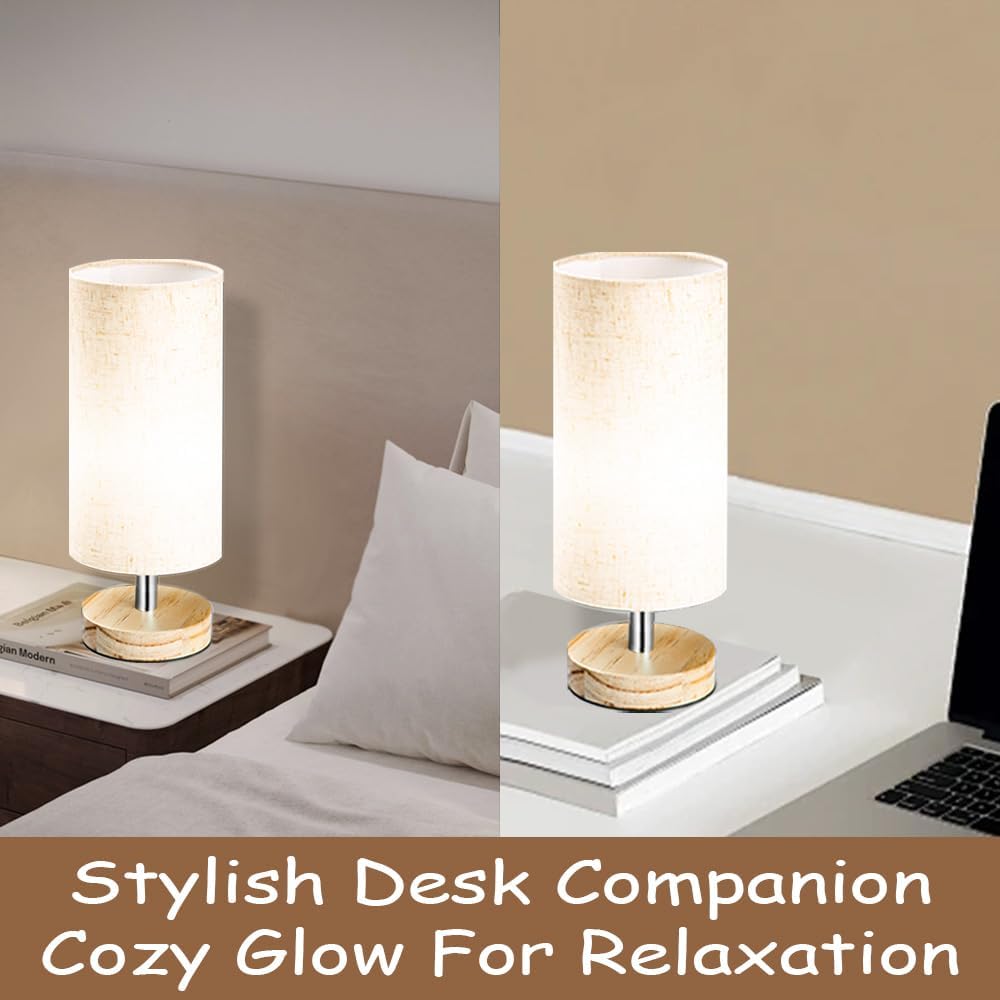 Linen Black Table Lamp - View 7