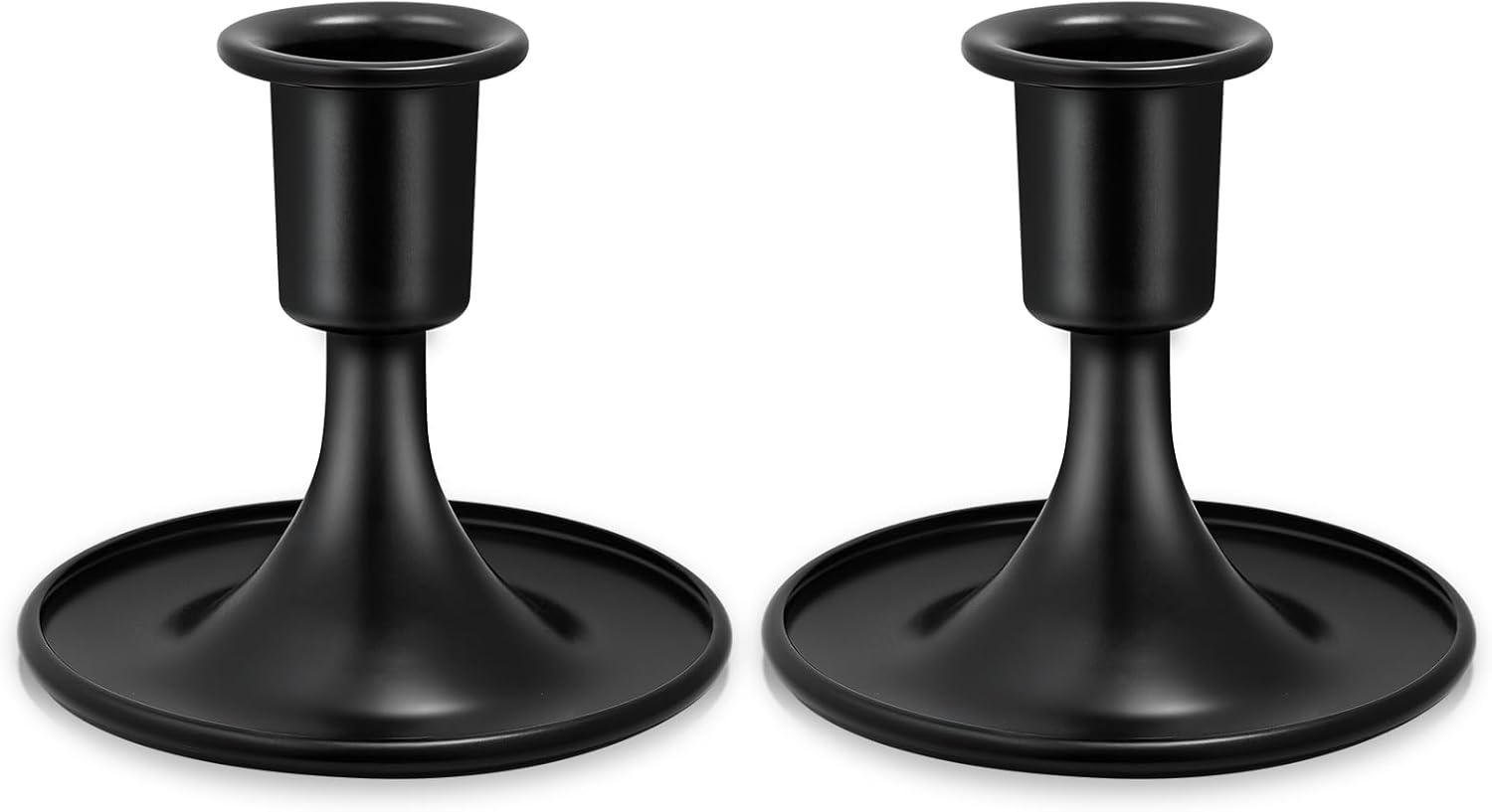 Black Candle — Set of 2 — Black