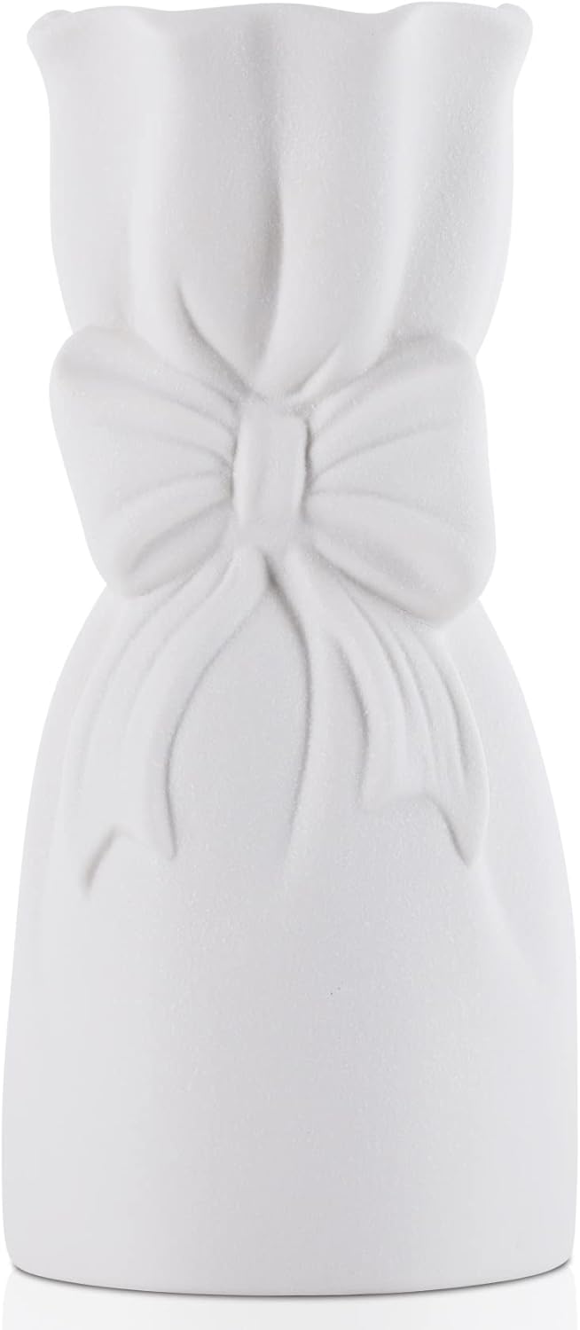 Modern Ceramic Flower Vase — Bowknot Vase