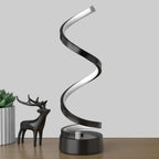 Dimmable Modern Black Bedside Lamp — 8" - View 2