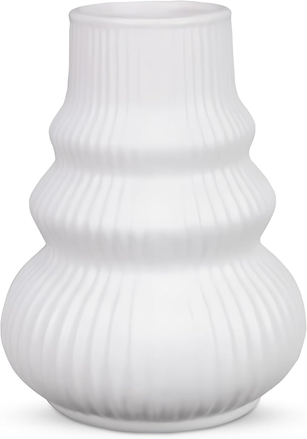 Boho Beige Vase — Set of 2 — Round,organic