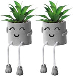 Grey Faux Plant — Gray-2a