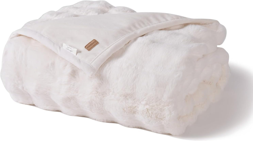 Luxe Beige Throw Pillow — 50" - View 9