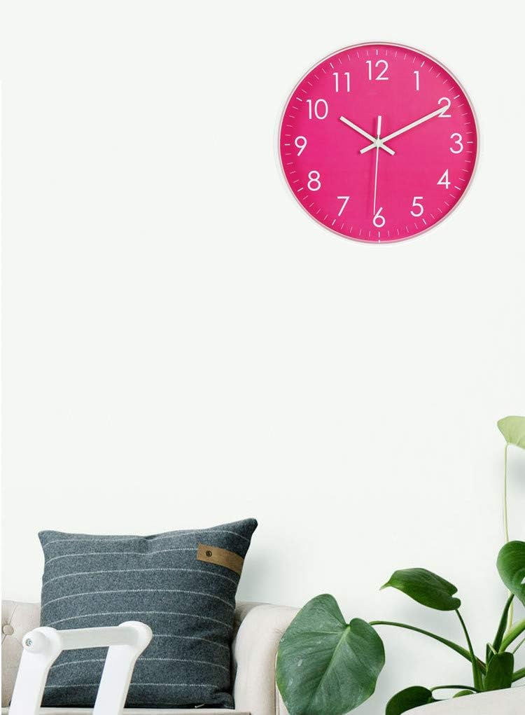 Battery Operated Modern Green Wall Clock - View 4