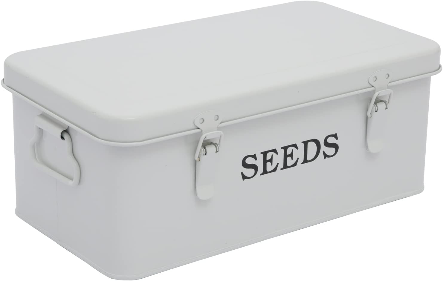 Black Storage Basket — White