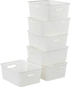 Boho Rattan Storage Basket - View 7